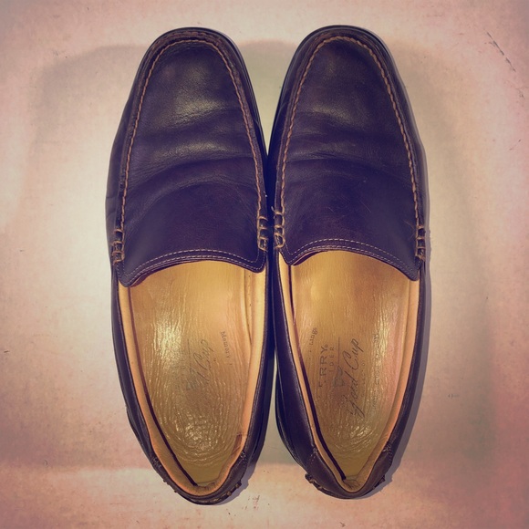 sperry gold loafer twin gore